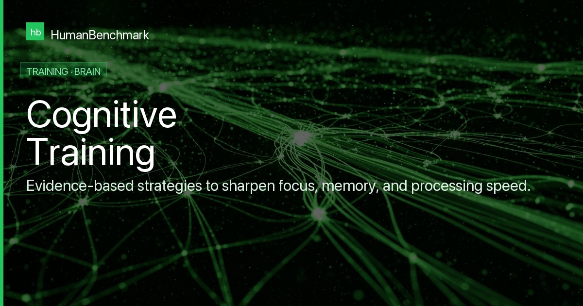 Cognitive Training: What the Science Actually Says — Human Benchmark