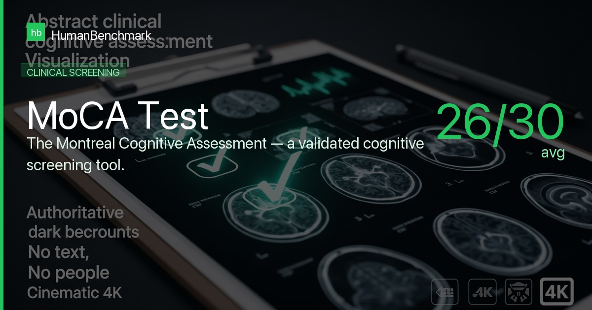 MoCA Test - Free Cognitive Screening - Human Benchmark